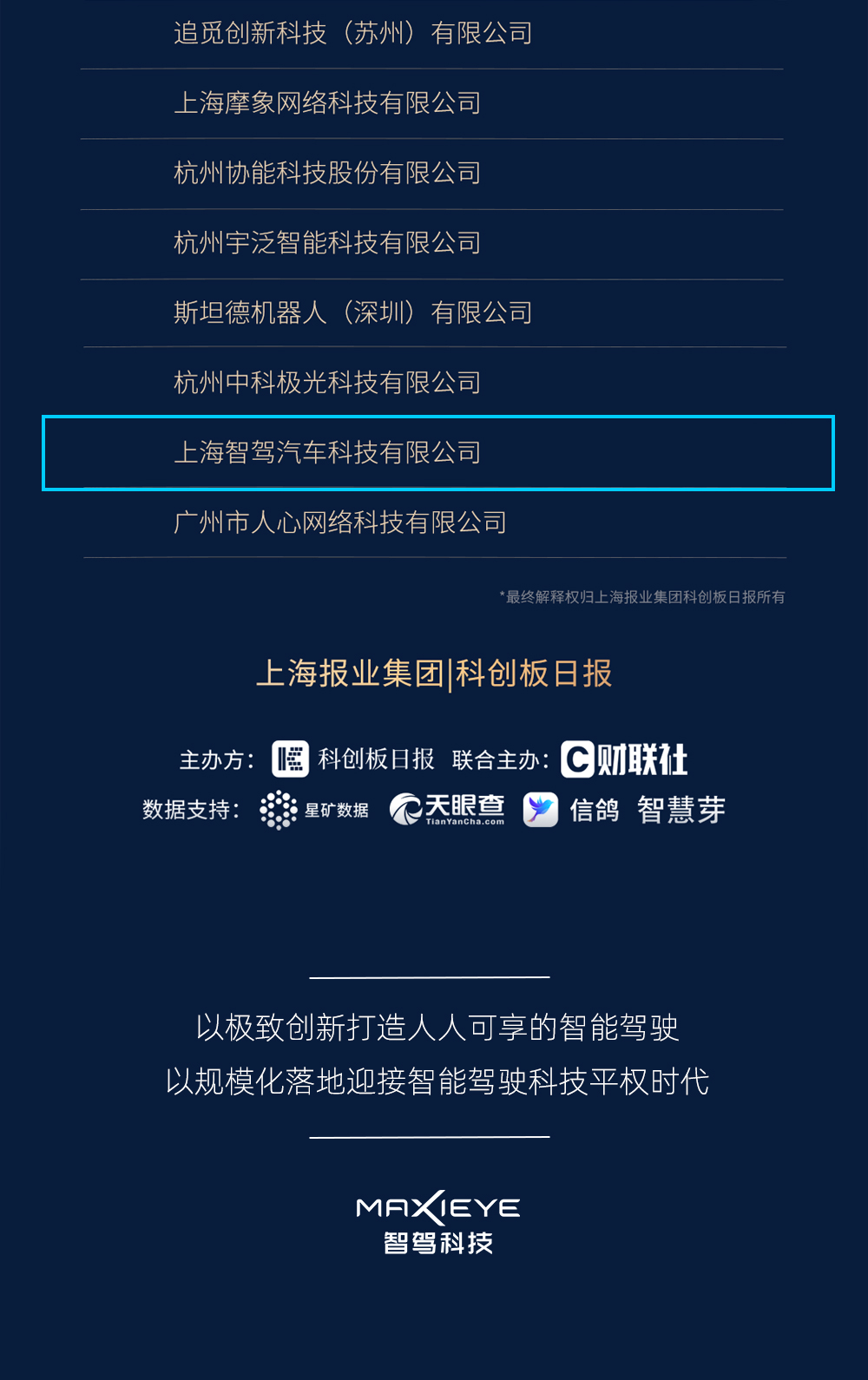 智驾科技MAXIEYE获评「2021中国科创好公司称号」(图5)